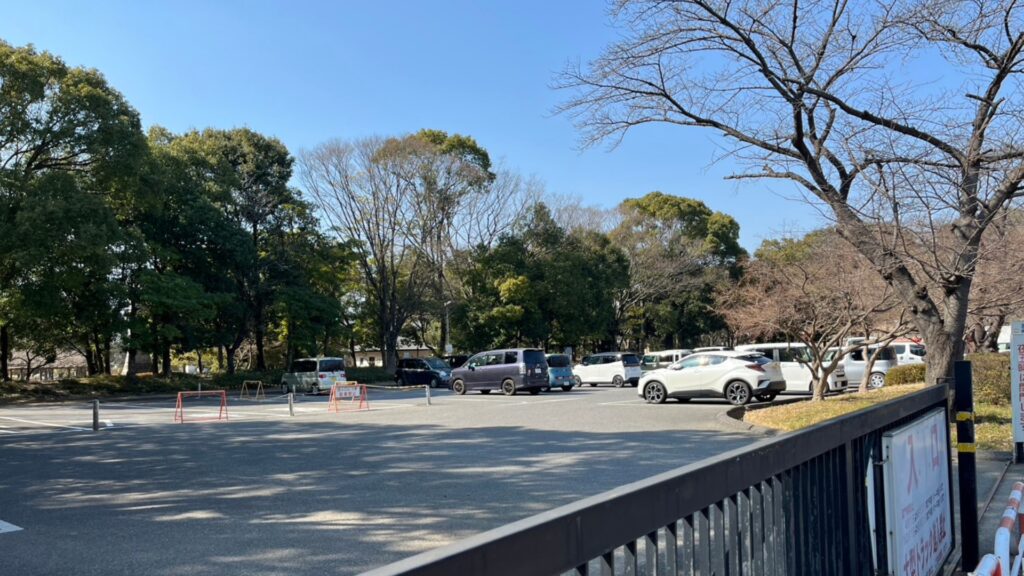 岩槻城址公園：第３駐車場