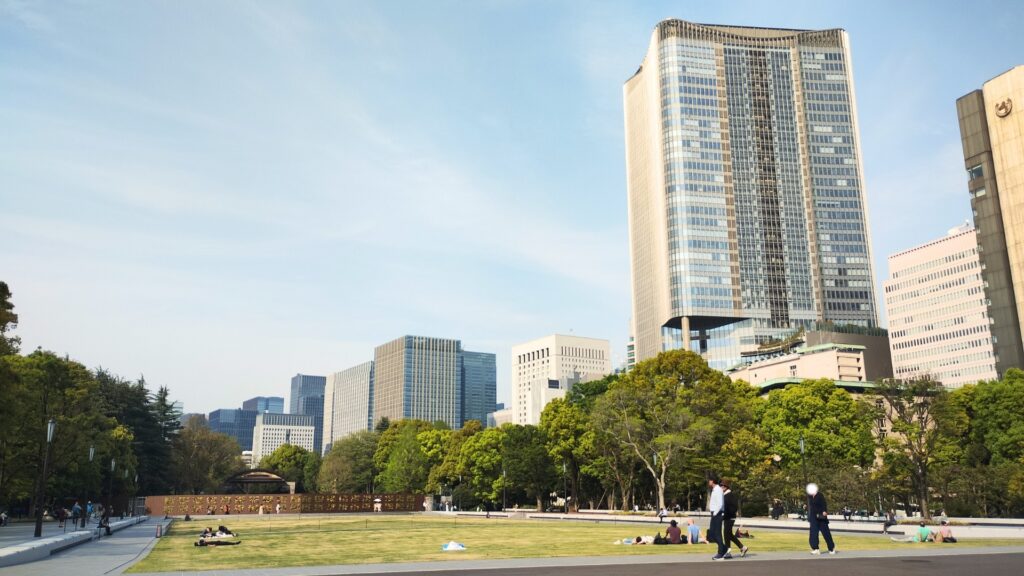 日比谷公園:芝庭広場