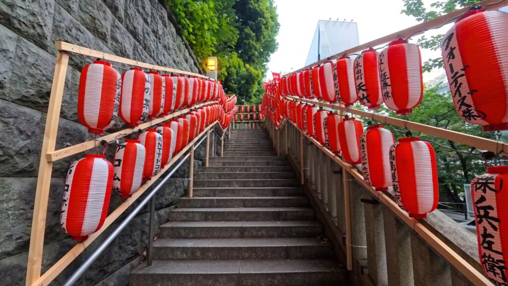 日枝神社:稲荷参道