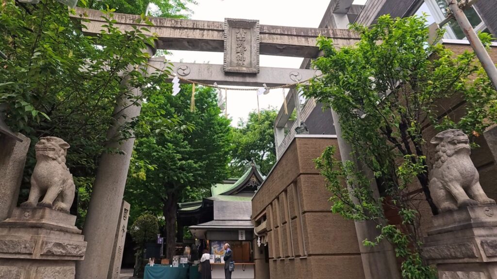 小野照崎神社:南鳥居