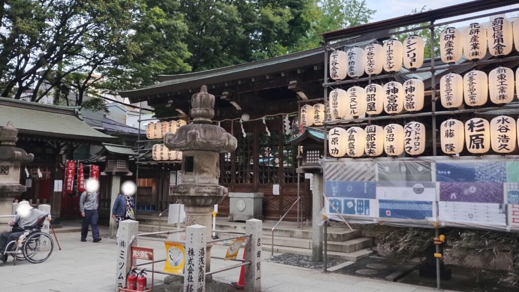 下谷神社境内