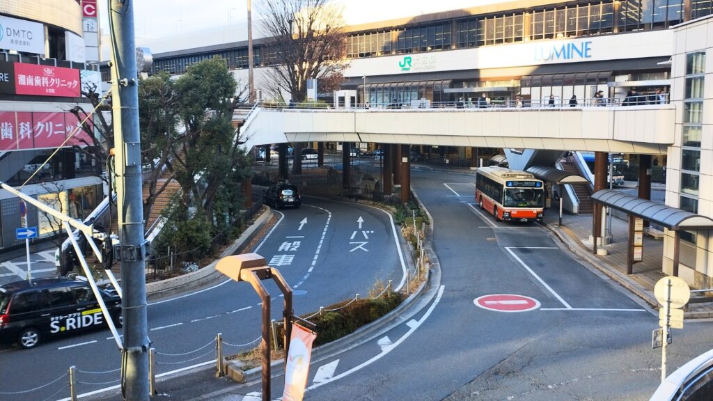 大宮駅西口ロータリー入口