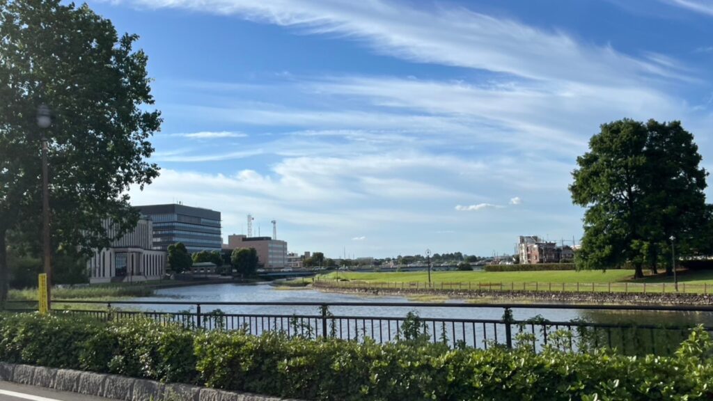 越谷花火大会:会場付近(場所取りおすすめエリア)
