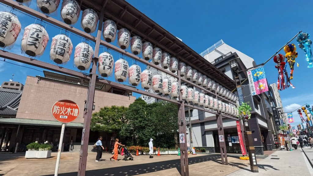 巣鴨地蔵通商店街:とげぬき地蔵尊(高岩寺)前