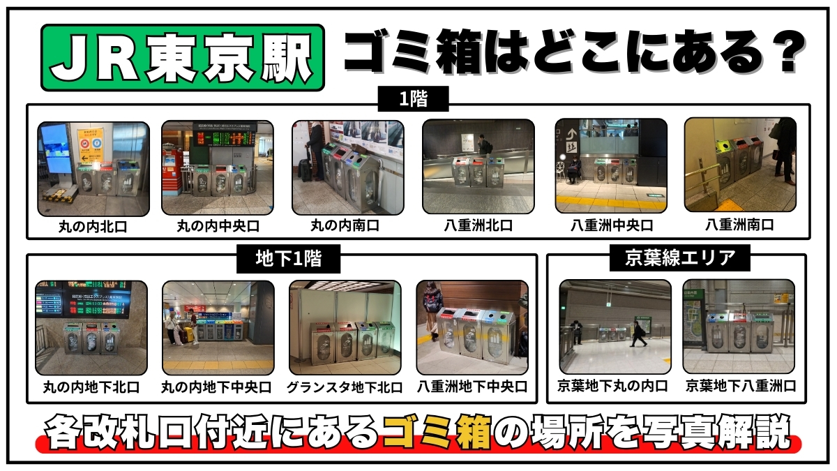 東京 駅 ゴミ箱